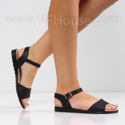 ДАМСКИ САНДАЛИ - 0407-00521907 BLACK