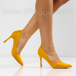 ДАМСКИ ОБУВКИ НА ТОК - 1008-21210212204 YELLOW