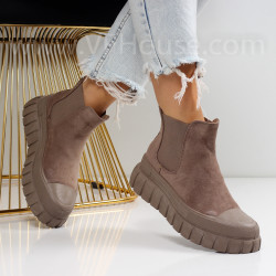 Дамски боти-2309-85752 Khaki