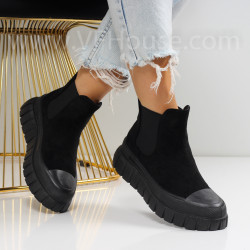 Дамски боти-2309-85752 Black