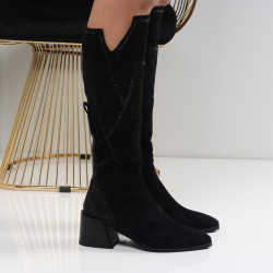 Дамски ботуши-2510-45096745-1 Black