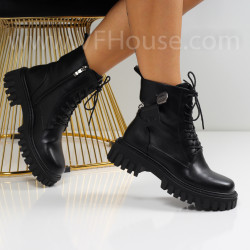 Дамски боти-2510-251718 Black/Black