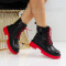 Дамски боти-2510-251718 Black/Red