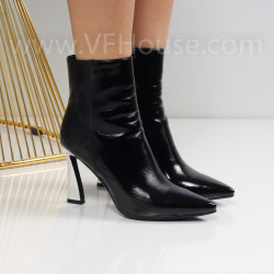 Дамски боти на ток-2510-26007996 Black