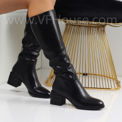 Дамски ботуши-2510-46457589 Black