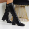 Дамски ботуши-2510-46457589 Black