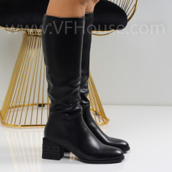 Дамски ботуши-2510-46457589 Black