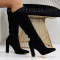 Дамски ботуши-2510-42317065 Black