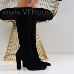 Дамски ботуши-2510-42317065 Black