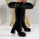 Дамски ботуши-2510-23867559 Black