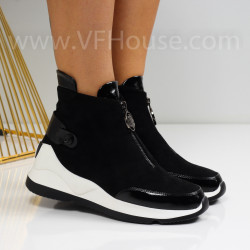 Дамски боти-2510-23167475 Black