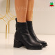 Дамски боти естествена кожа-2710-2857212 Black