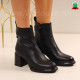 Дамски боти естествена кожа-2710-2857212 Black