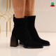 Дамски боти естествена кожа-2710-0303019 Black