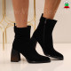 Дамски боти естествена кожа-2710-0303019 Black