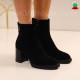 Дамски боти естествена кожа-2710-5105 Black