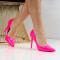 Дамски елегантни обувки на ток-2712-4503-1 Pink Neon