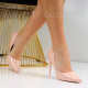 Дамски елегантни обувки на ток-2712-4503-1 Light Pink