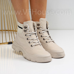 Дамски боти-2909-570 Beige