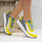 ДАМСКИ МАРАТОНКИ - 0301-11914 GREY/YELLOW