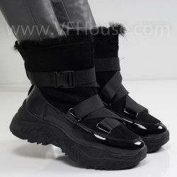 ДАМСКИ БОТИ - 2021-102037 BLACK