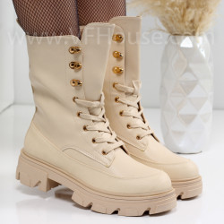 ДАМСКИ БОТИ - 2021-10286 BEIGE