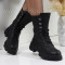 ДАМСКИ БОТИ - 2021-10286 BLACK