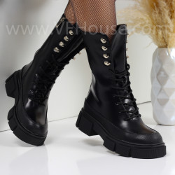 ДАМСКИ БОТИ - 2021-10283 BLACK