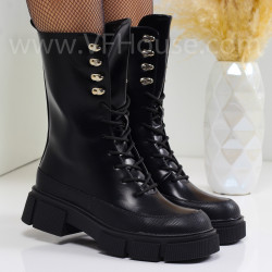 ДАМСКИ БОТИ - 2021-10283 BLACK