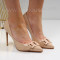 Дамски обувки на ток-062738936 Beige