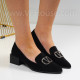 Дамски обувки на ток-0629557930 Black