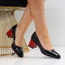 Дамски обувки на ток-062706455 Black/Red
