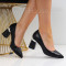 Дамски обувки на ток-0693518 Black 