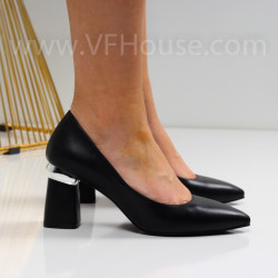 Дамски обувки на ток-0693518 Black 