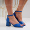 Дамски сандали на ток-02042024-7131 Blue
