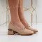 Дамски обувки на ток-25-33462142 Dark Beige