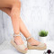 Дамски сандали на платформа 1605-0030031821003 Beige