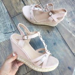 Дамски сандали на платформа 1305-009791815001 Pink