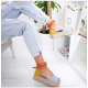 Дамски сандали на платформа 1605-0030031821003 Color