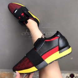 Дамски маратонки 16-1604 SS01 Red
