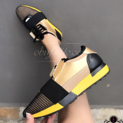 Дамски маратонки 16-1604 SS01 Gold