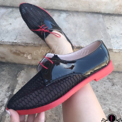 Обувки 15-0704 06 Black/Red
