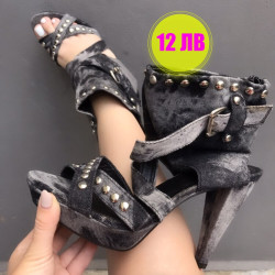 ДАМСКИ ОБУВКИ НА ТОК -  06051916 BLACK