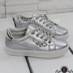 Дамски маратонки 1301-256181505 Silver