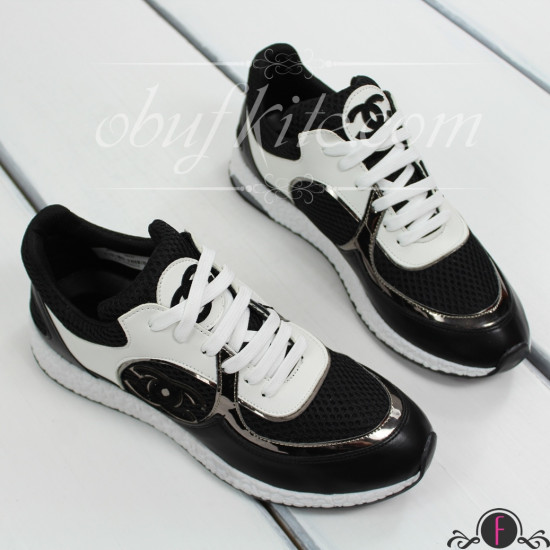 Дамски обувки 1402-01002182502 Black-White
