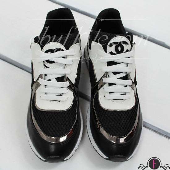 Дамски обувки 1402-01002182502 Black-White