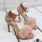 Дамски сандали на ток 2503-00649182506 Pink