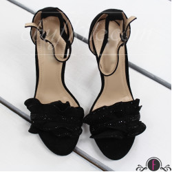 Дамски сандали на ток 2503-008873182708 Black