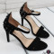 Дамски сандали на ток 2503-01010711825010 Black