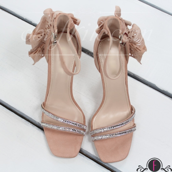 Дамски сандали на ток 2503-013411827013 Pink